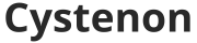 Cystenon logo - natural cystitis relief supplement